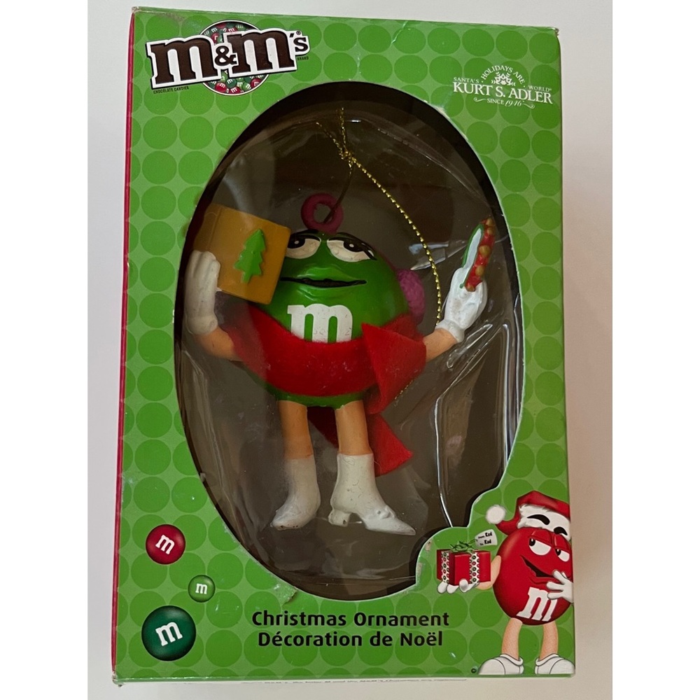 Kurt S. Alder M&M Green Collectible Christmas Holiday Ornament